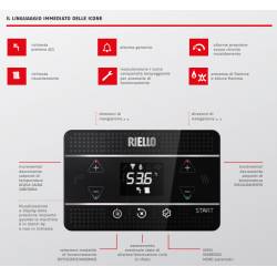 Riello Start 25 KIS Caldaia 25 kW a Condensazione con Kit Fumi Metano