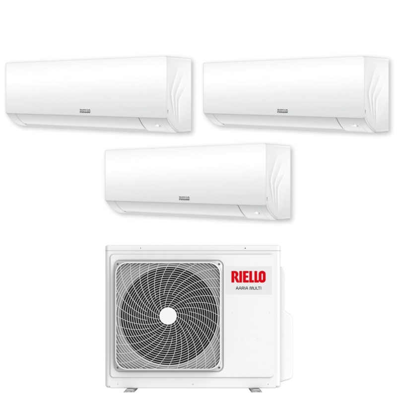 Riello TRIAL 9+9+9 AARIA PLUS I con AARIA MULTI 355 PI R-32 Wi-Fi Integrato 9000+9000+9000