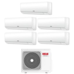 Riello PENTA 09+09+09+09+12 AARIA PLUS I con AARIA MULTI 590 PI R-32 Wi-Fi Integrato 9000+9000+9000+9000+12000