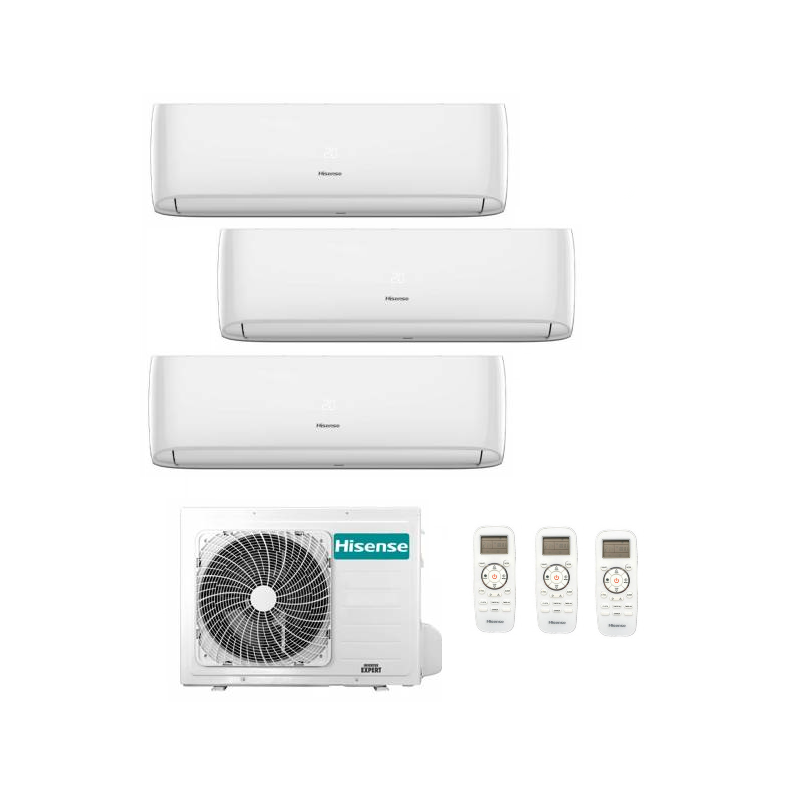 Hisense TRIAL 07+07+07 Hi Comfort con 3AMW52U4RJC R-32 Wi-Fi Integrato 7000+7000+7000